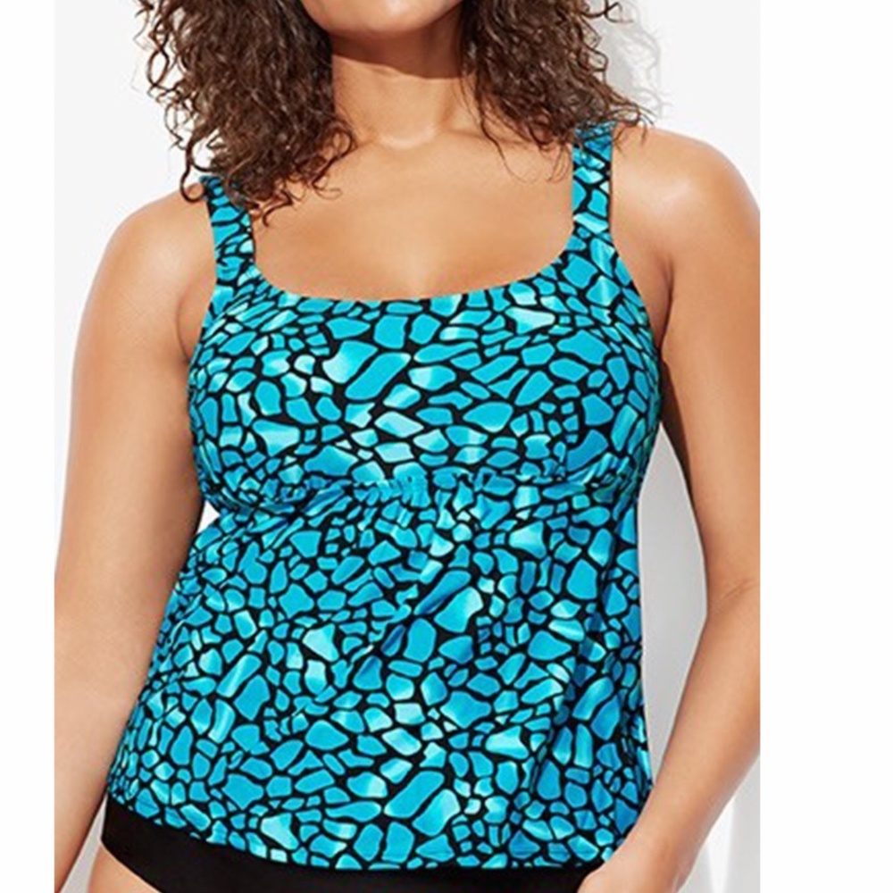 LA QUINTA FLARED TANKINI TOP SET